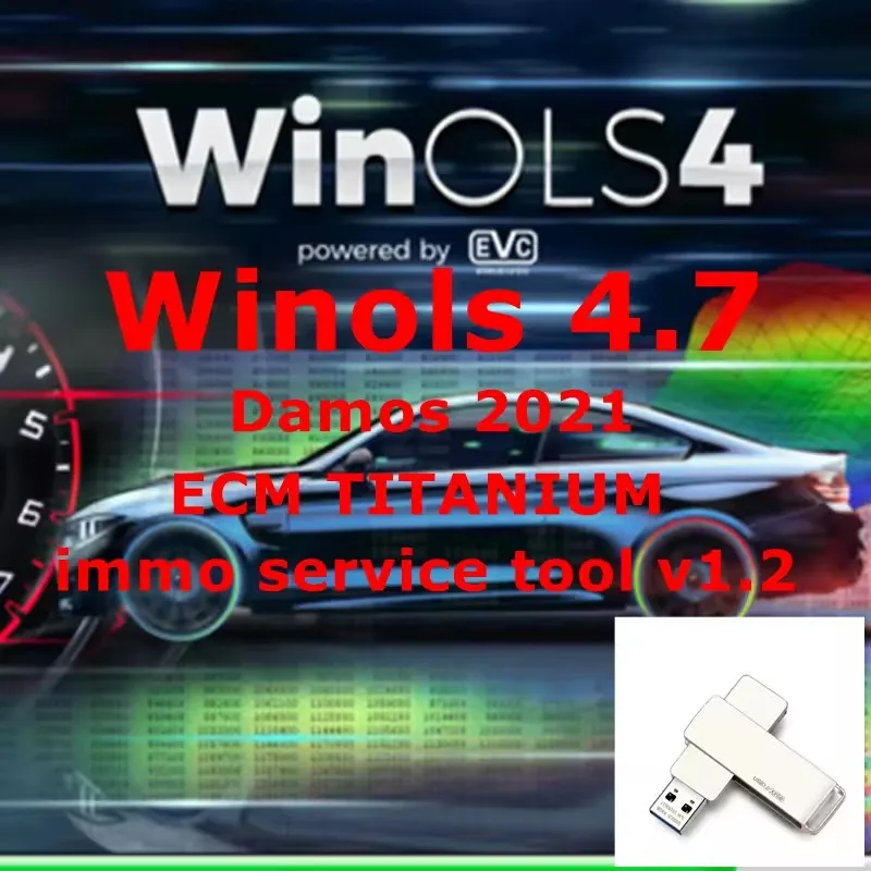 

2025 HOT Selling WinOLS 4.7 With Plugins vmwar +2021 Damos +ECM TITANIUM+ immo service tool v1.2 All Data Auto Repair Software