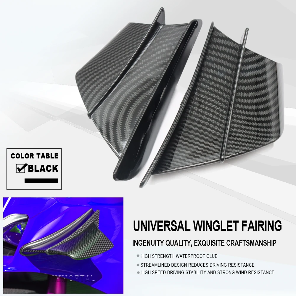 

For BMW For Honda For Ducati For Kawasaki Motorcycle Accessories Modified Fixed Wing Winglet Fairing