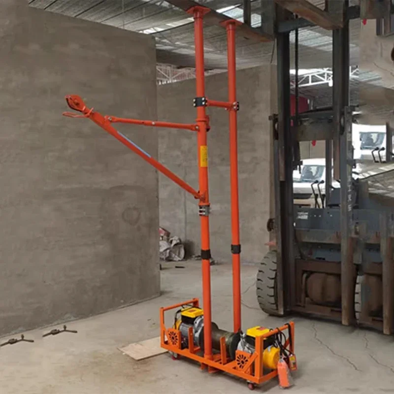 Dual Motor Dual Column Lift Home Window Door Glass Installation Lifter Compact 15 Ton Electric Hoist Crane Customized