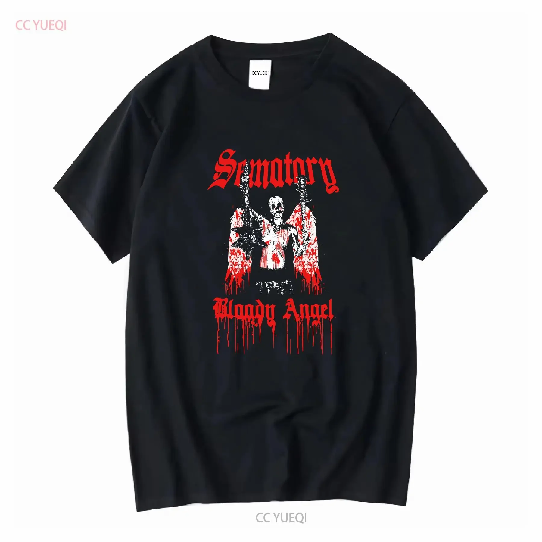 Haunted Mound Bloody Angel Tears Sematary Album Tour Merch T Shirt FreeShip vintage Washed Stylish Casual fashion