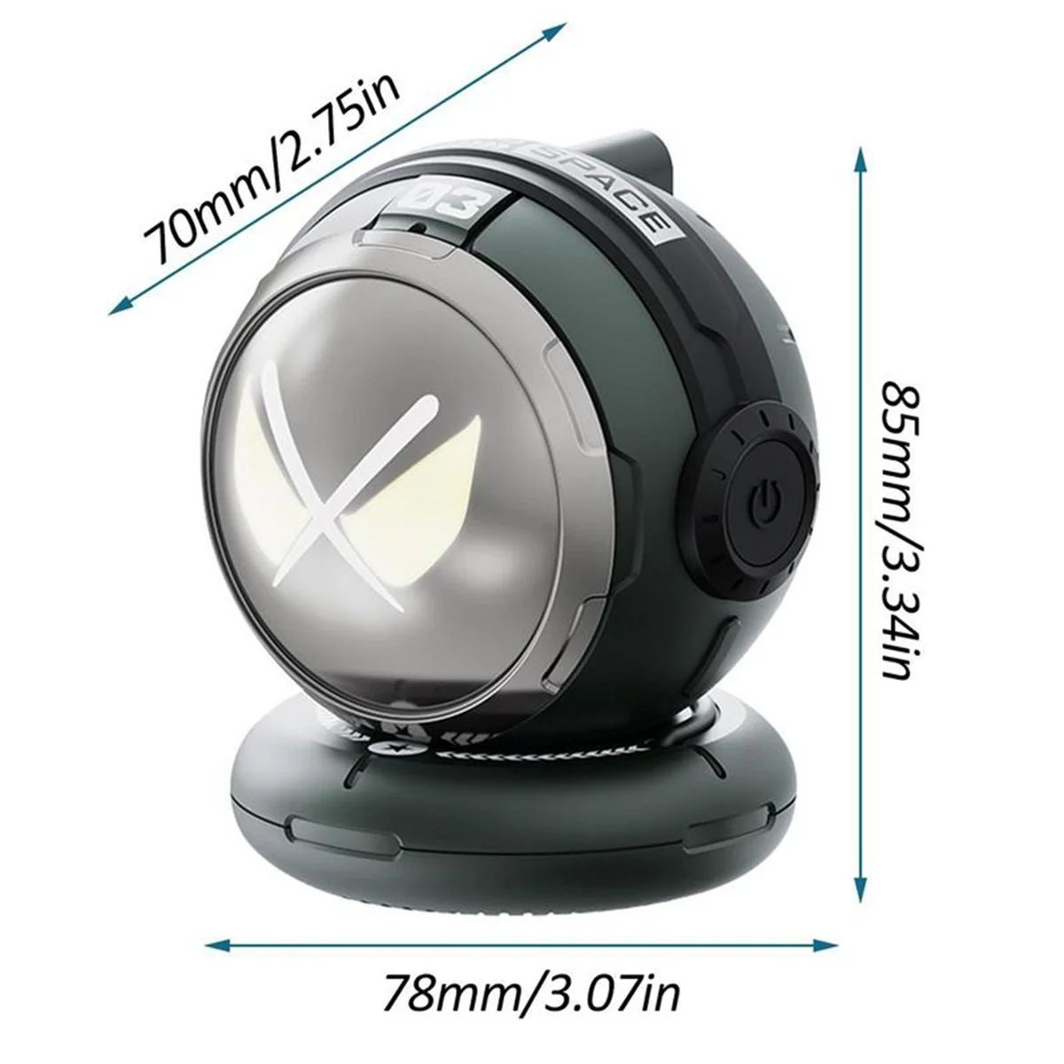 Hot Sale Cute LED Astronaut Speaker Wireless Bluetooth Mini Speaker 900mAh Hands-Free Calling Speaker Device for Camping Outdoor