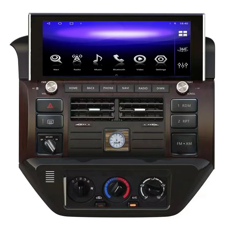 

12.3 QLED 12 Car Radio For PATROL Y61 2006-2022 Car GPS Navigation Multimedia Player 4G Wireless Carplay 360