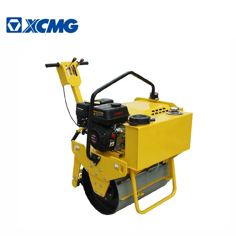 Oficjalny mini wałek drogowy XCMG XGYL642-1, prowadzony przez osoby, do prac drogowych