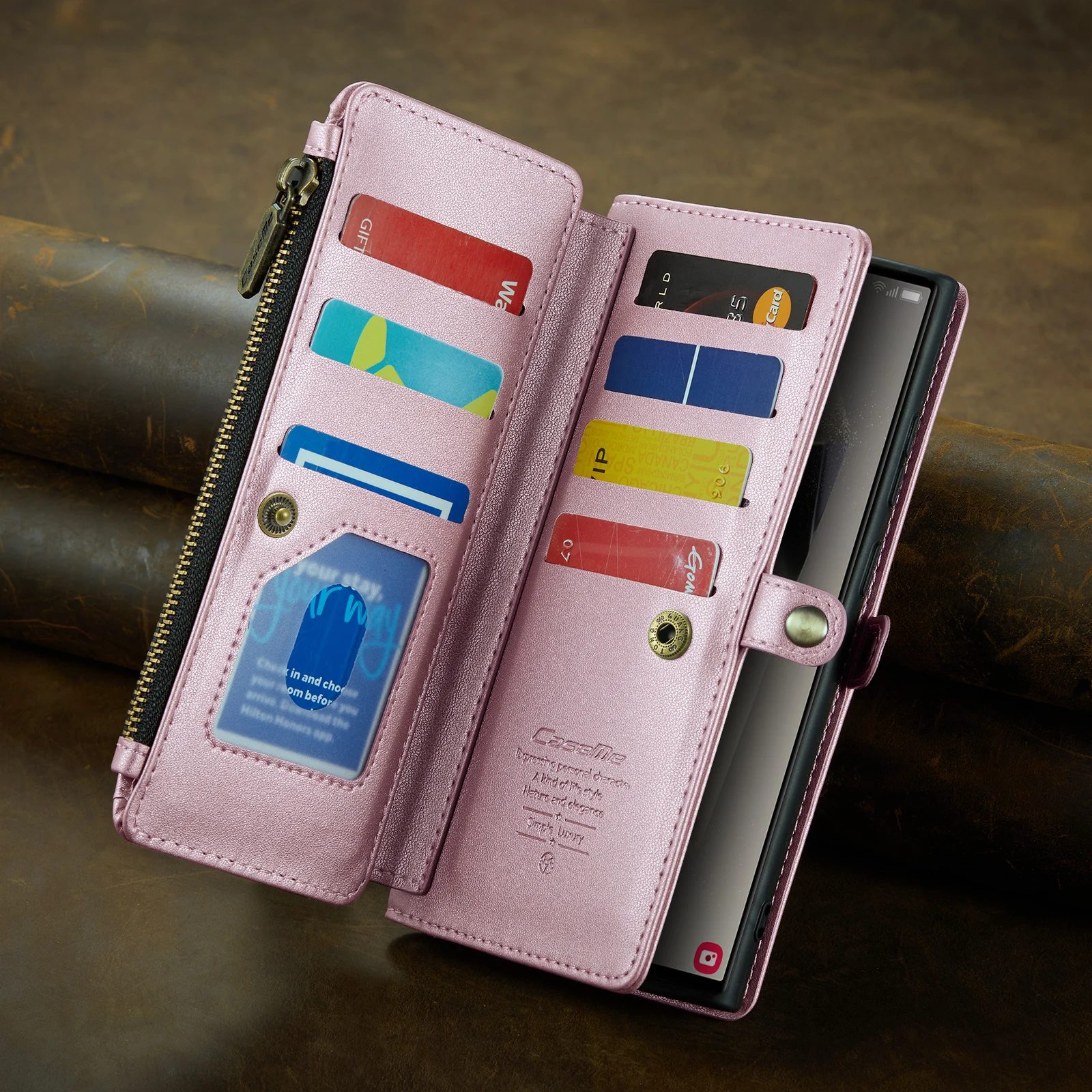 Multifunctional Wallet Leather Cards Solt Leather Case For Samsung Galaxy S24 Ultra S23 FE S22 Plus A55 A15 A35 Crossbody Cover