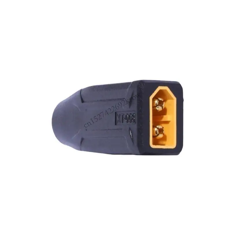 

R9CB Portable XT60 to DC7909 Converter Plug Connector Enjoy Long Time Use Black