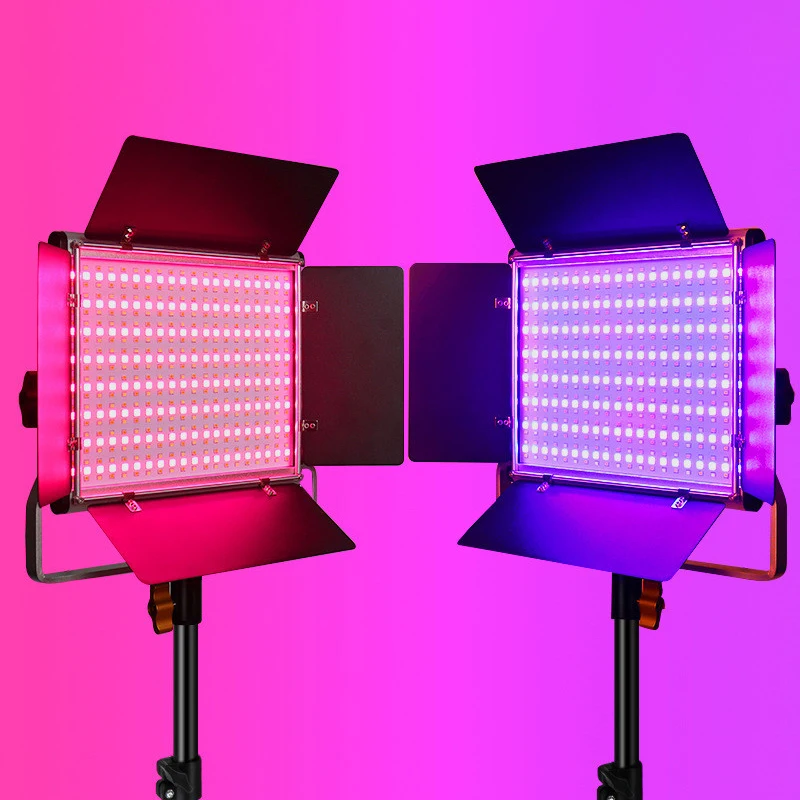 50W RGB LED Video Light Studio Lights Photography Lights With APP Control Video Lighting Kit for Video Conference Youtube