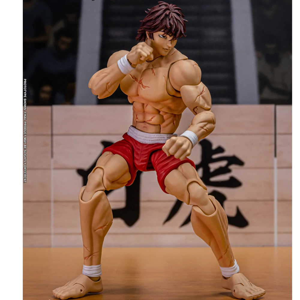 アニメピクルス範馬刃牙フィギュアモデル関節可動玩具二頭像ギフトコレクション装飾品PVC