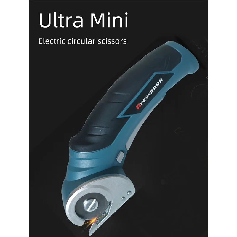 3.6V Circular Scissors Power Rotary Scissor Rechargeable Electric Round Scissor Leather Paper Fabric Rotary Cloth Cutter