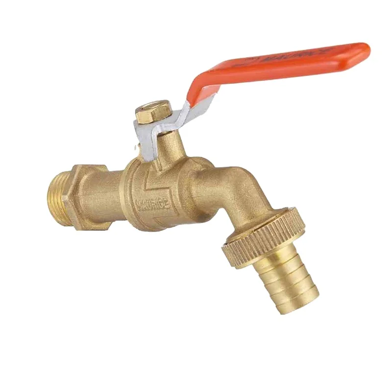 Brass Ball Valve With Handle, Threaded Water Tap Shut Off Valve For Water  Oil Pipeline Control