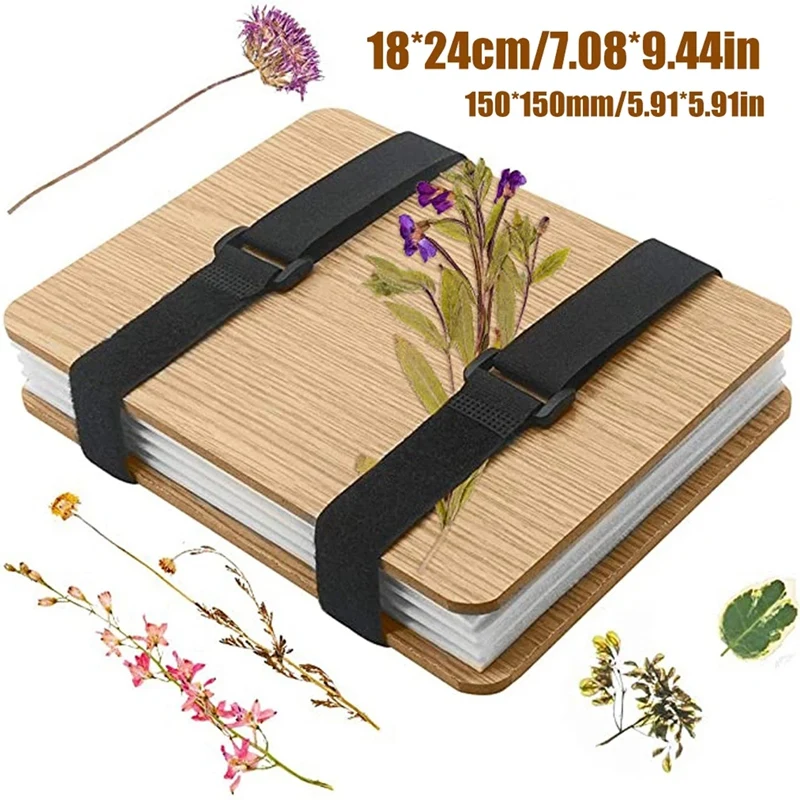 1 Set Plant Specimen Tool Kit DIY Dry Flower Press Wooden Plant Press Tool Flower Press Kit Plant Leaf Press Set A