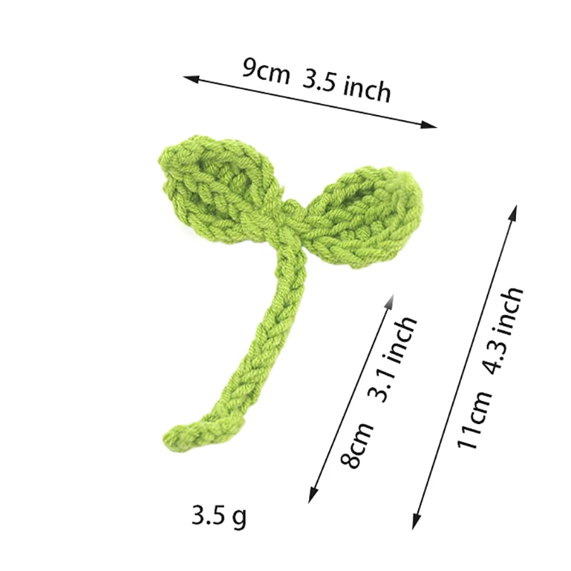 2024 handgemachte Häkel blatt Knospe multifunktion ale Lesezeichen Blätter Dekoration grün Häkeln Zubehör DIY Handwerk Geschenk