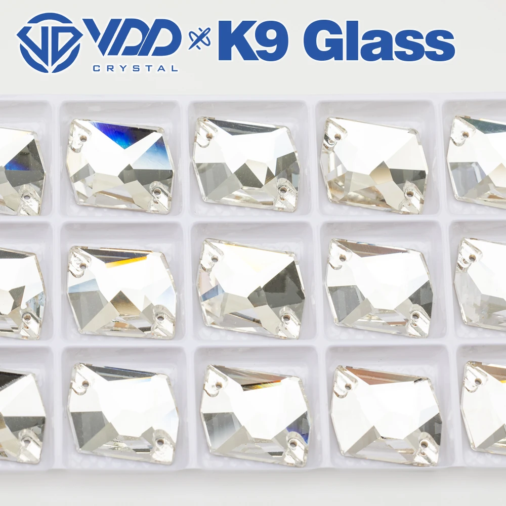 VDD S101 Kristall Cosmic K9 Glas Aufnähbare Strasssteine Hochwertige AAAAA Kristall-Flachsteine zum Aufnähen – Detail 5