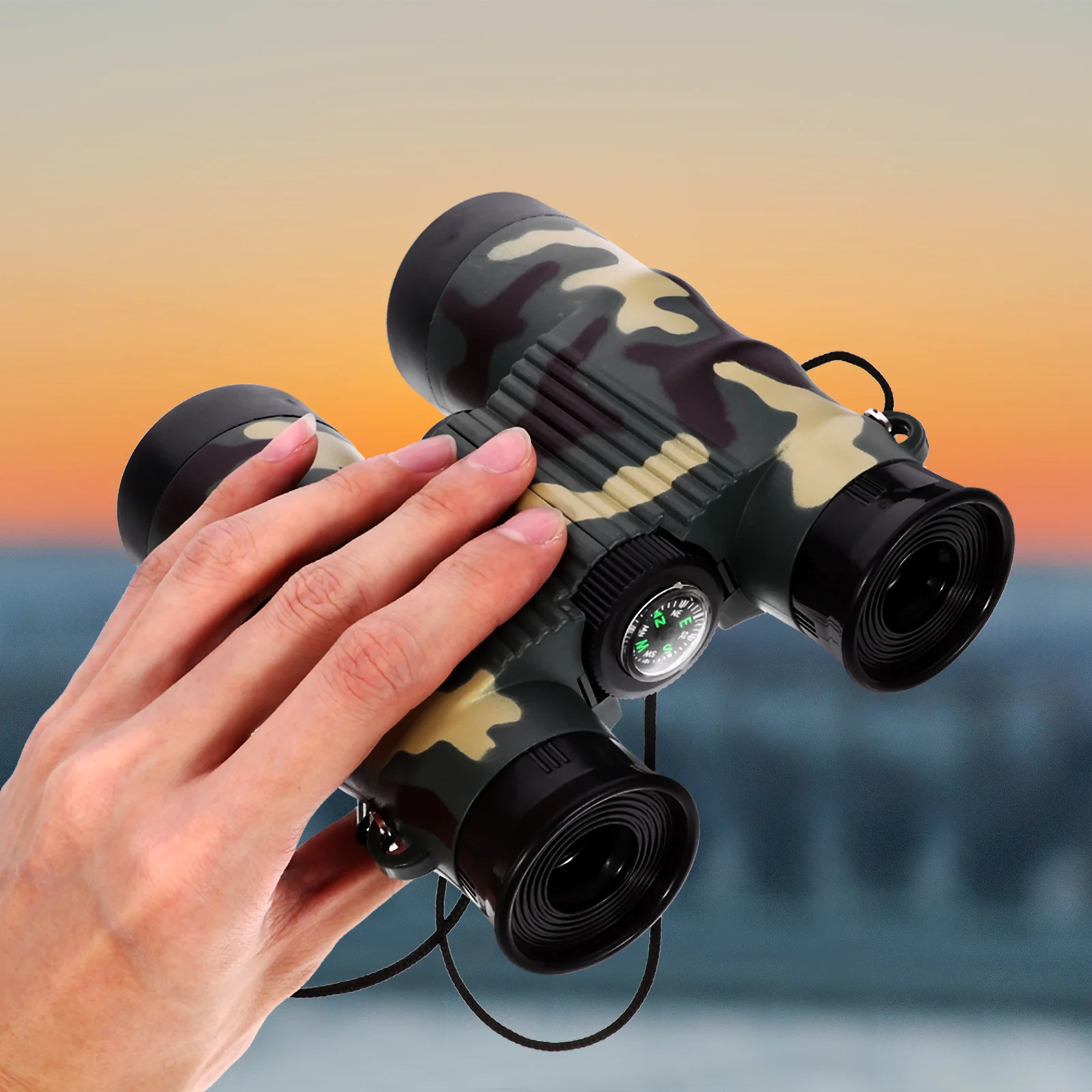 ミニコンパクトポータブル望遠鏡バードウォッチングハイキング旅行狩猟アウトドアスポーツ観光小型双眼鏡