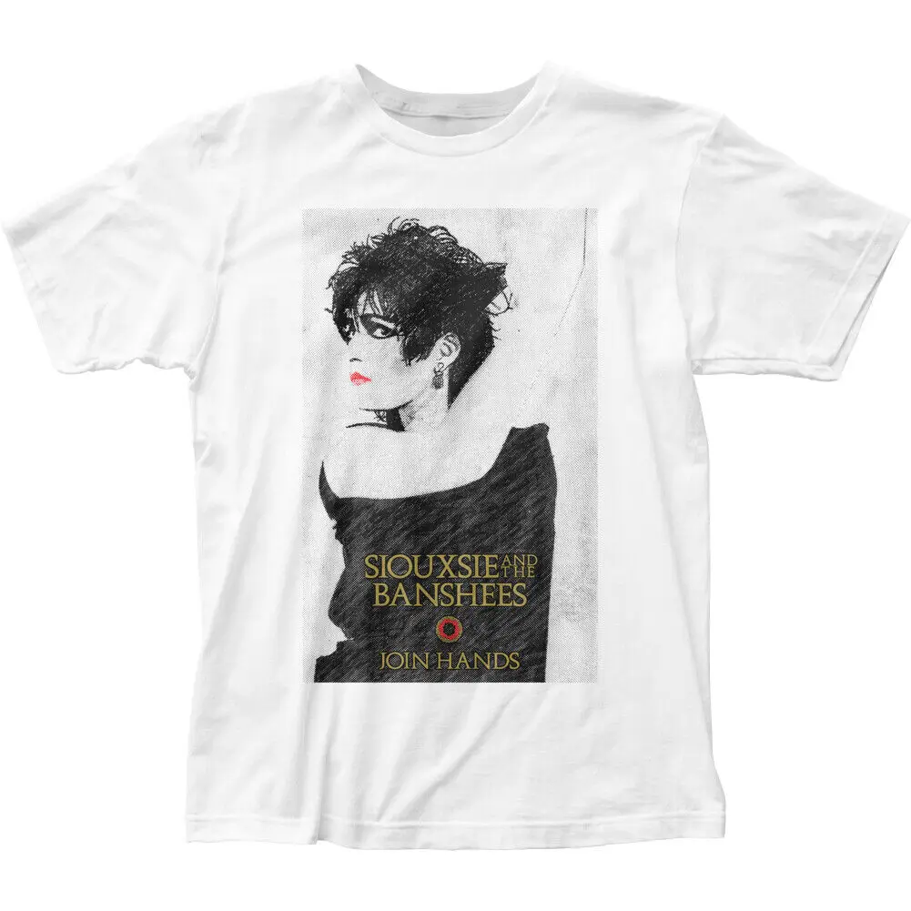 Siouxsie the Banshees Join Hands T Shirt Mens Licensed Rock N Roll Band White