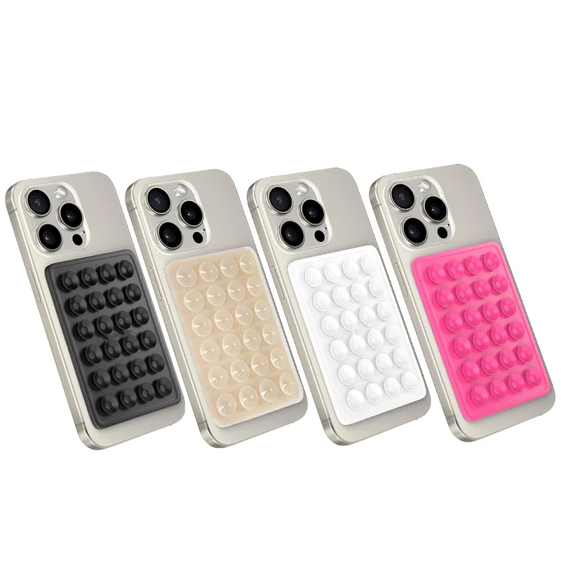 

1pc Silicone Suction Cup New Thickened Phone Case Mount Simple Bracket Non Slip Multifunctional for IPhone Samsung Xiaomi Holder