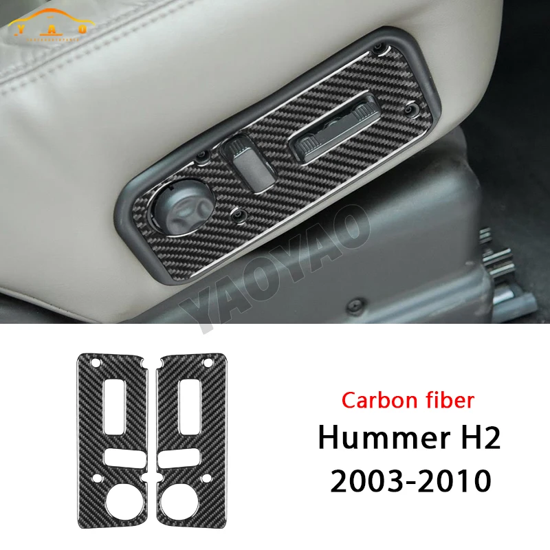 

Soft Carbon Fiber For Hummer H2 2003-2010 Accessories Car Interior Seat Adjustment Switch Panel Decoration Sticker