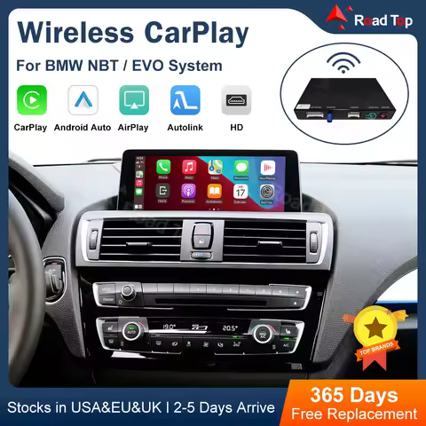 Wireless Android Auto Carplay for BMW NBT 1 2 3 4 5 7 Series X1 X3 X4 X5 X6 F15 F16 F25 F26 F48 F01 F10 F11 F22 F20 F30 F32