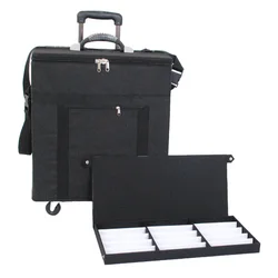 eyewear storage box suitcase sunglass sample carrying bag with capacity of 180pcs ophthalmic frames or 96pcs sunglass/ with tray