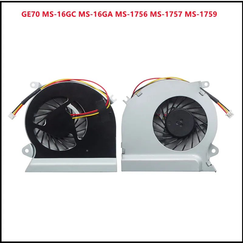 

New Laptop CPU Cooling Fan Cooler GPU Cooling For MSI GE70 MS-16GC MS-16GA MS-1756 MS-1757 MS-1759