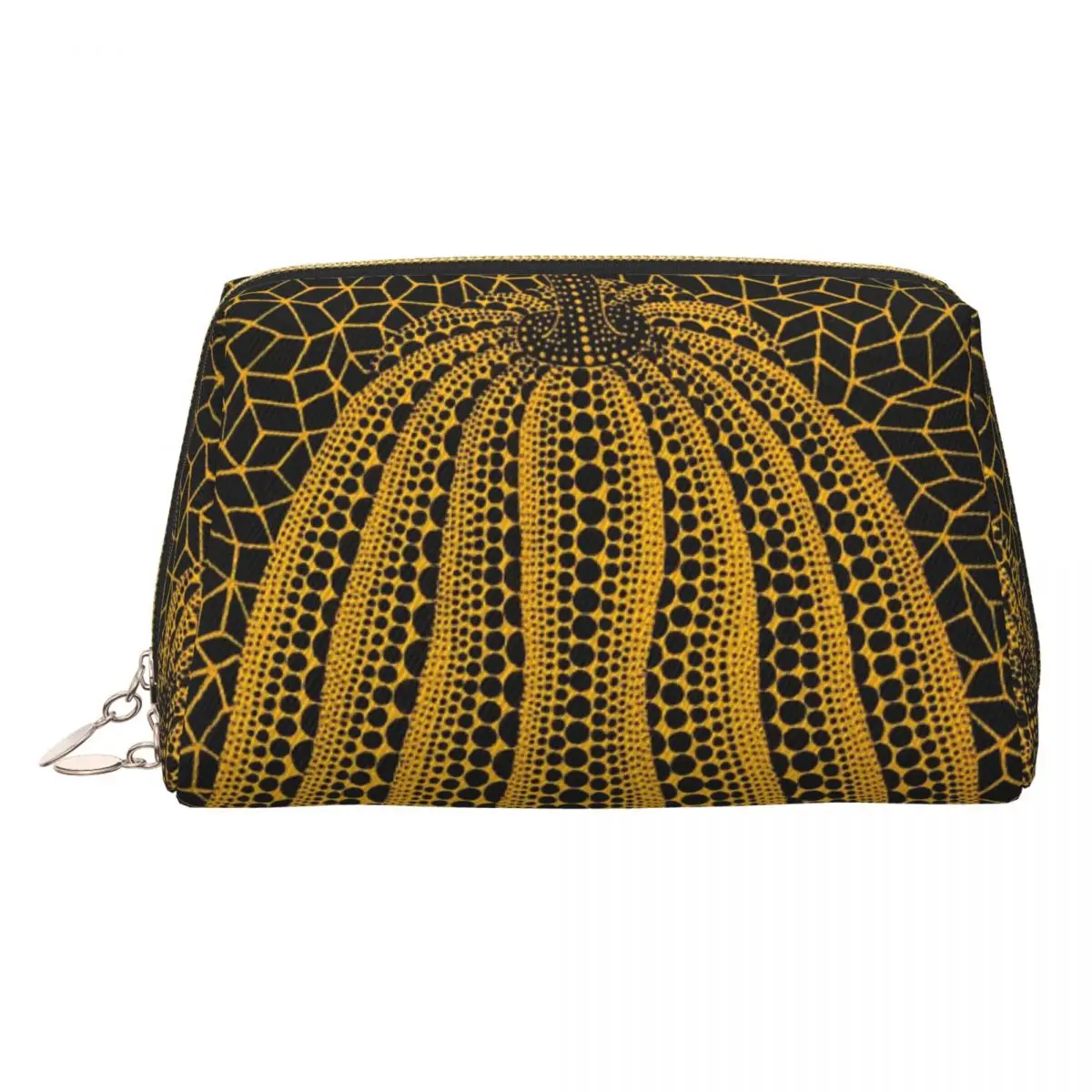 Yayoi Kusama Abstract Painting Women Cosmetic Bags Travel Makeup Organizer Pouch Toiletry Storage Dopp Kit Box
