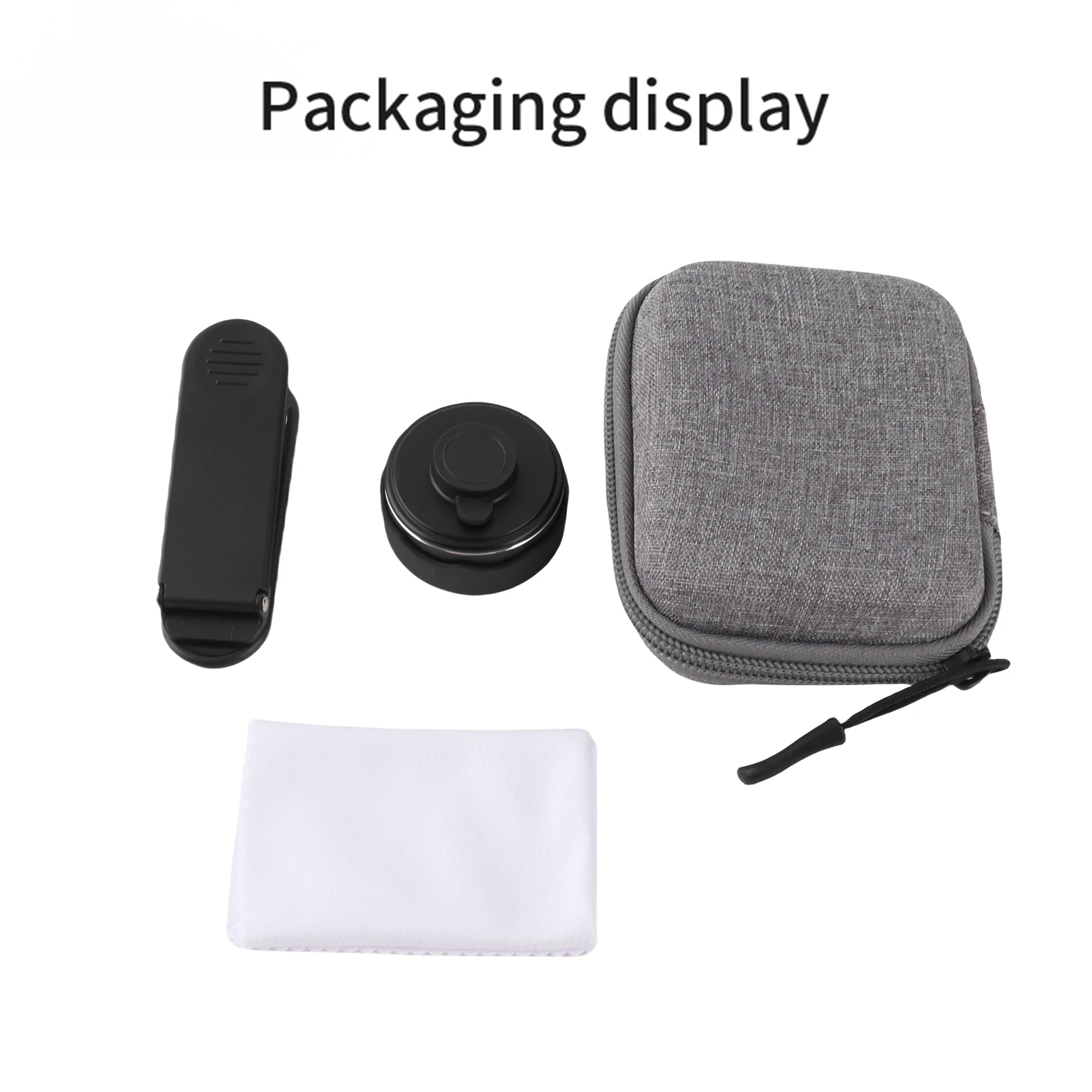 

Universal Mobile Phone Macro Lens 30mm-120mm Smartphone Camera Lens No Distortion with Cleaning Cloth Storage Box Replacement