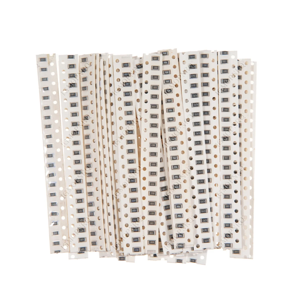 1206 SMD Resistor Kit Assorted Kit hjxrhgal 1ohm-1M ohm 1% 33valuesX 20PCS=660PCS Sample Kit