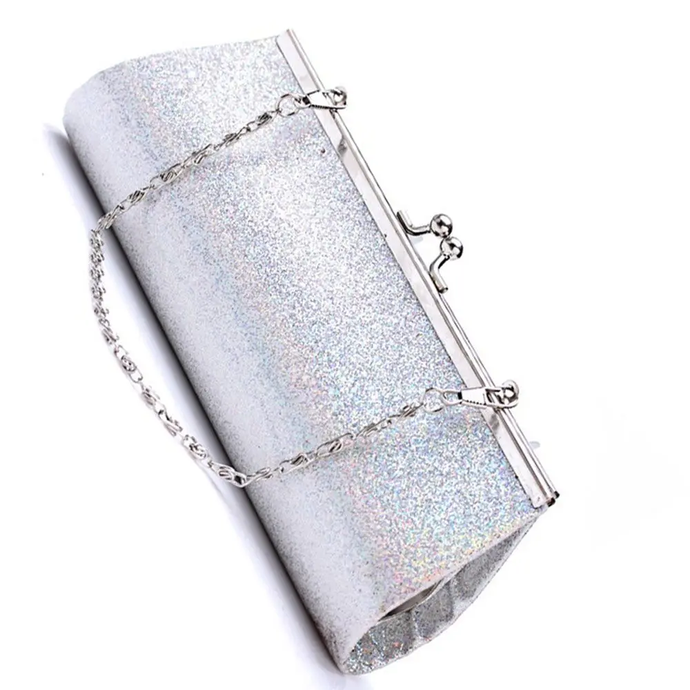 Evening Pouch Women Glitter Clutch Purse Evening Party Wedding Banquet Handbag Shoulder Bags