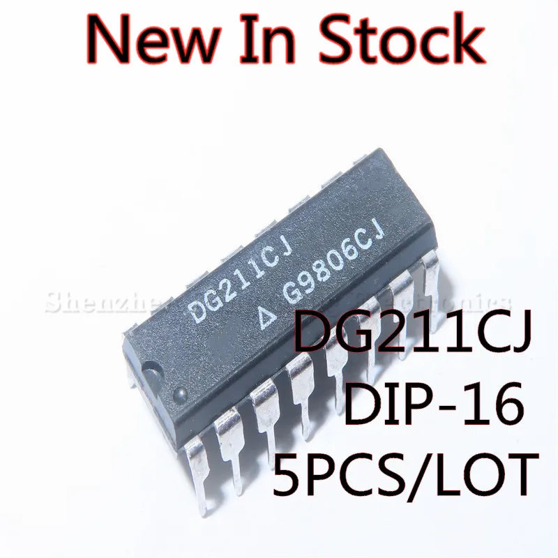 5 PÇS/LOTE DG211CJ DG211 DIP-16 Switch IC Em Estoque