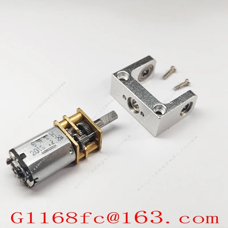 2/3Mm shaft N20 motor rear axle power transmission box 90 degree 1:1 bevel gear box bevel gear T commutator