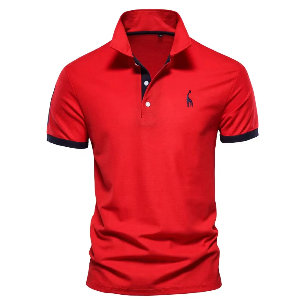 New Summer Fashion Polo Shirt for Men Casual Short Sleeve Tee Golf Wear Polo Shirts Brand Clothes High Quality Mens Polo Shirts