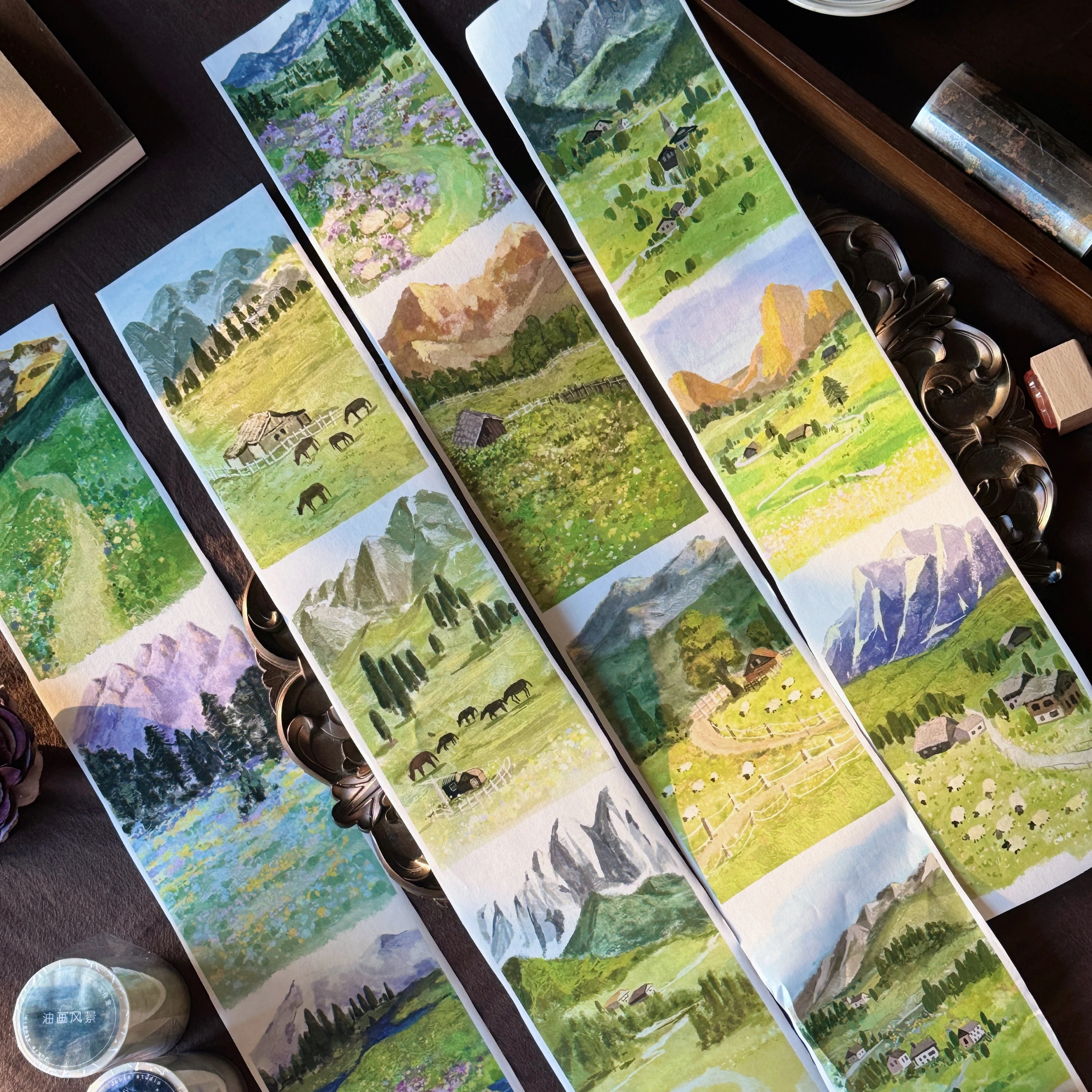 

Фоновая база под снежной горой Washi Pet Tape, новинка