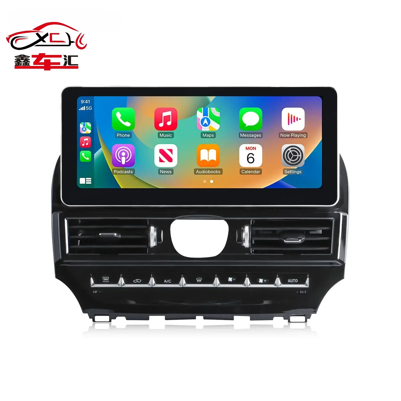 

Navihua 12.3 Inch Android Car Radio with 9.66 Inch Climate Control Panel for Chrysler 300C 2011-2023 GPS Navigation Player