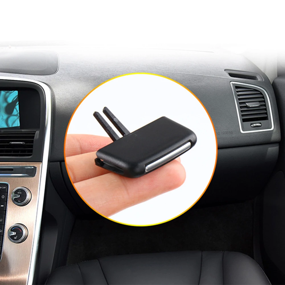 

Air Grille Fastener AC Vent Paddle Direct Replacement Part Quick Installation Snap-in Mount OEM Compatible Black