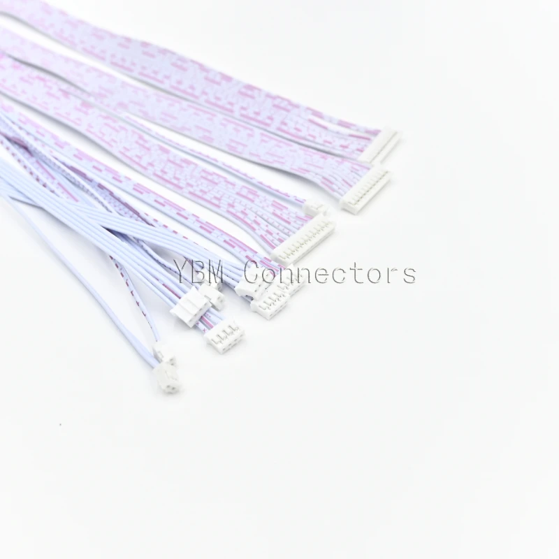 5-20PCS JST PH 2.0mm Pitch 2/3/4/5/6 Pin Female to Female Plug Wire 20cm 26AWG Red White Terminals Cable