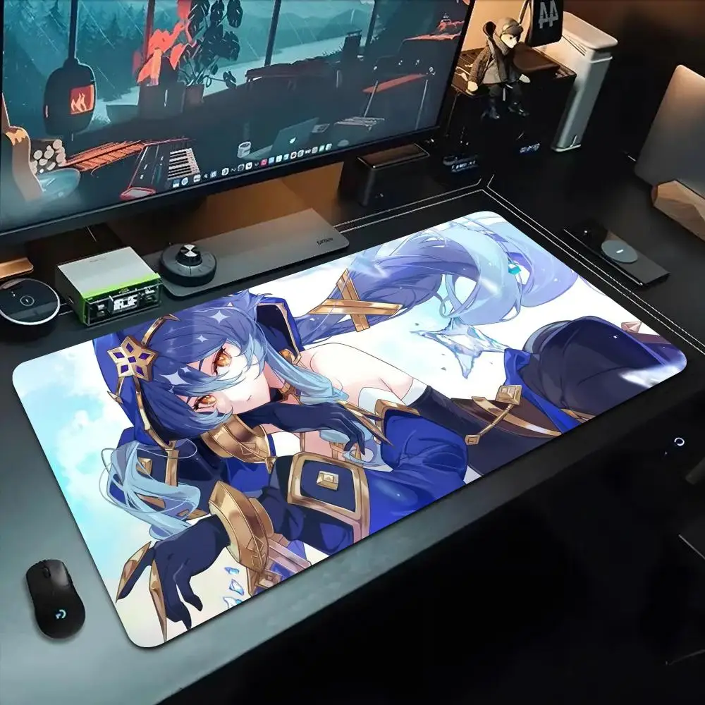 

Layla Genshin Mouse Pad 500X1000 mm Large Gaming Mousepad Gamer XL Rubber Otaku Keyboard Pad Laptop Desk Mat