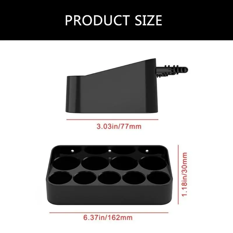 R53C Battery Holder Box Wall Hanging Dispenser for Easy Battery Retrieval For Home & Offices Battery Organizing Box