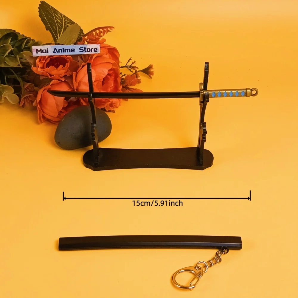 ดาบคาตานะโลหะขนาด 6 นิ้ว ของแท้ ของตกแต่ง ดาบเหล็ก อนิเมะ ดาบคาตานะญี่ปุ่นแท้ ใบมีดนินจา ของเล่นไม่คม ของขวัญ