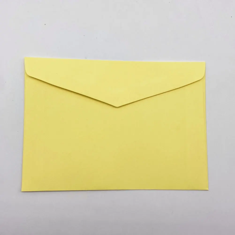 50 قطعة مغلفات فارغة ملونة نابضة بالحياة النمط الغربي متعددة الأغراض دعوات بريدية بطاقات المعايدة رسائل الأعمال #6