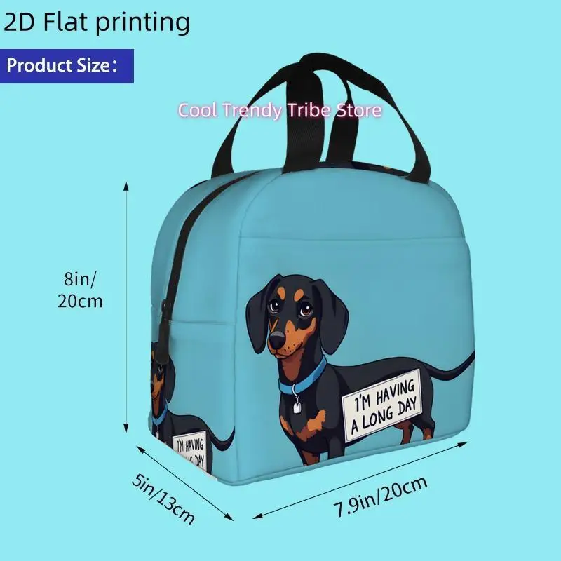 1pc, Dachshund with a Sign Saying 