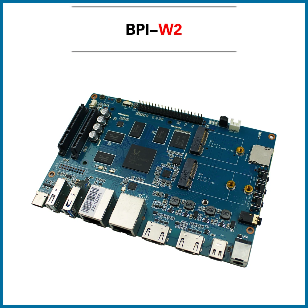 Original Banana Pi W2 BPI W2 BPI-W2 Smart NAS Router RTD1296 Chip Demo Board