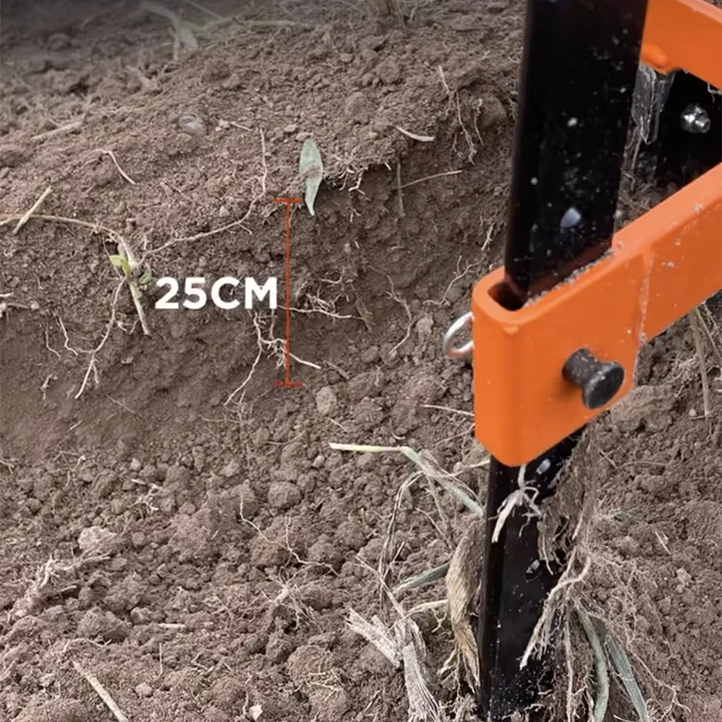 Imagem -05 - Cultivador de Alta Potência Micro-tiller Pequeno Agrícola Gasolina Rotary Tiller Home Hoe Weeding Solte o Solo Abra a Vala Arado
