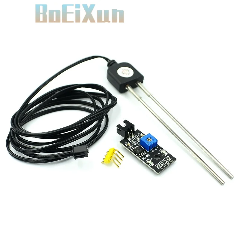 Soil Moisture Sensor and Soil Detector Module Soil Moisture Test Soil Humidity Test Corrosion Resistance Probe for Arduino