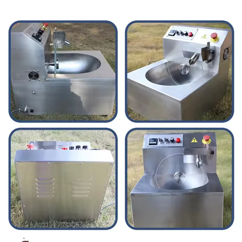 Small Automatic Chocolate Tempering Machine - 5-15kg Mold Forming/Melting, Home/Commercial, Stainless Steel, Easy Operate