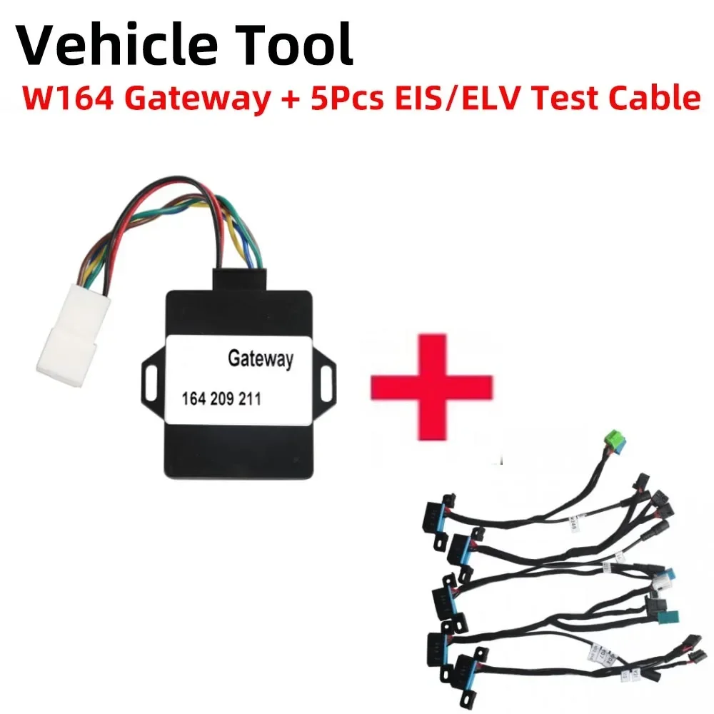 Obd Tool W164 Gateway Adapter And For MB EIS ELV 5Pcs Test Line for Mercedes (without having to get on the Car)