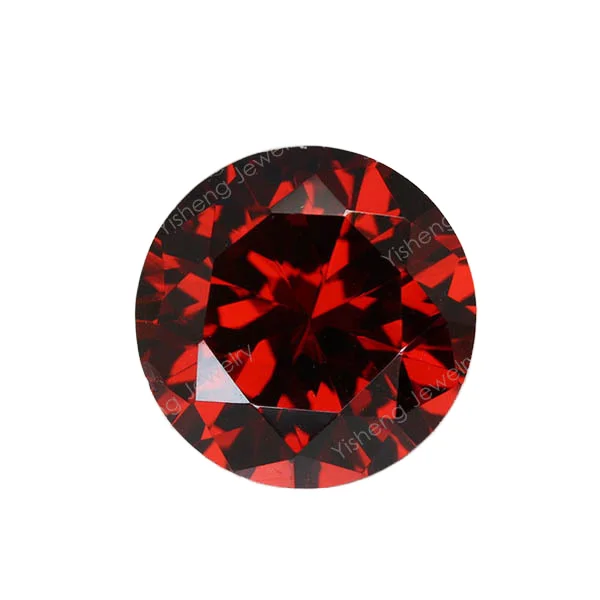 

Yisheng Direct Factory Sale 0.5ct Red Zircon Ruby Gemstone Brilliant Cut Corundum White Natural Synthetic Loose Gemstones Bulk