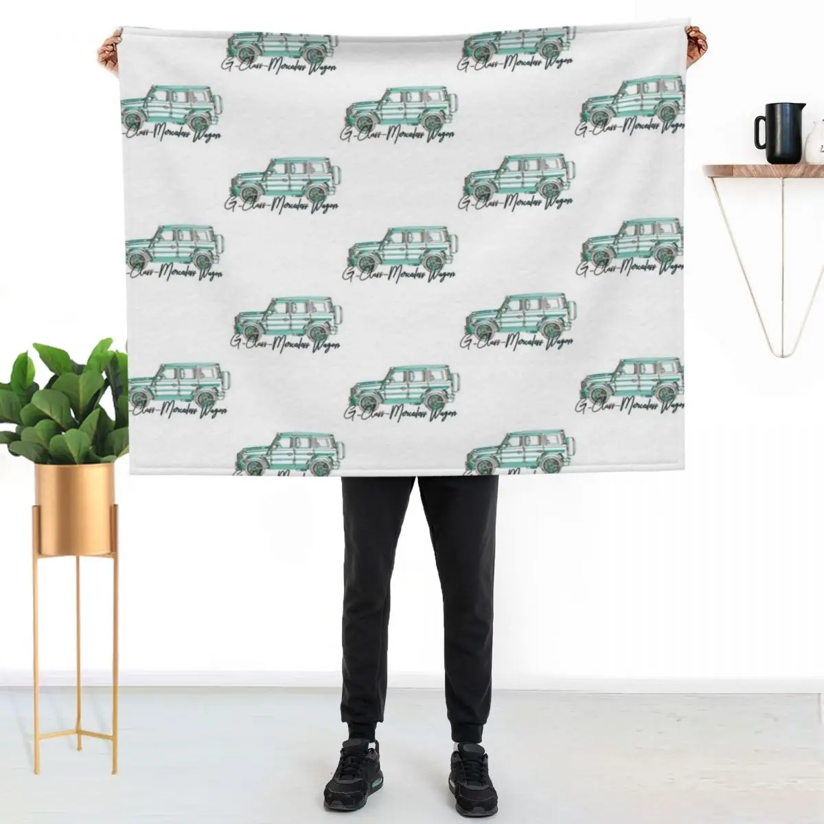 G Class wagon - Throw Blanket Cute funny gift bed plaid Kid'S Baby Flannels Blankets
