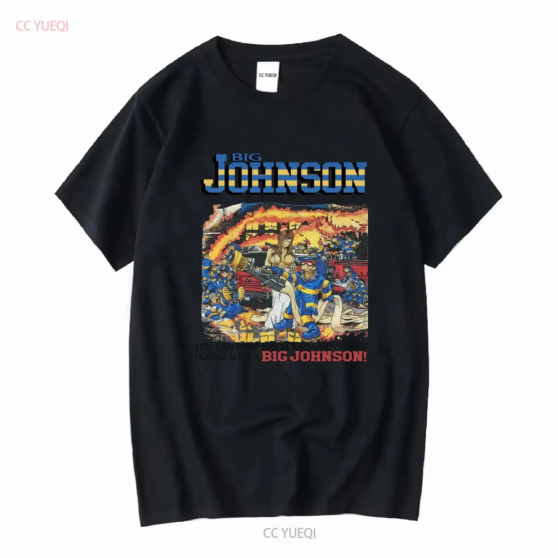 Big Johnson T Shirt HOT new short sleeve summer vintage Washed Versatile Unisex fashion Comfortable Stretched designer clothes