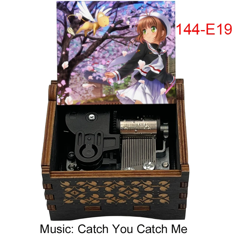 Cardcaptor Sakura Music Box Anime Kinomoto Printed Catch You Catch Me Musical Song Comic Fans New Year Christmas Cosplay Gift