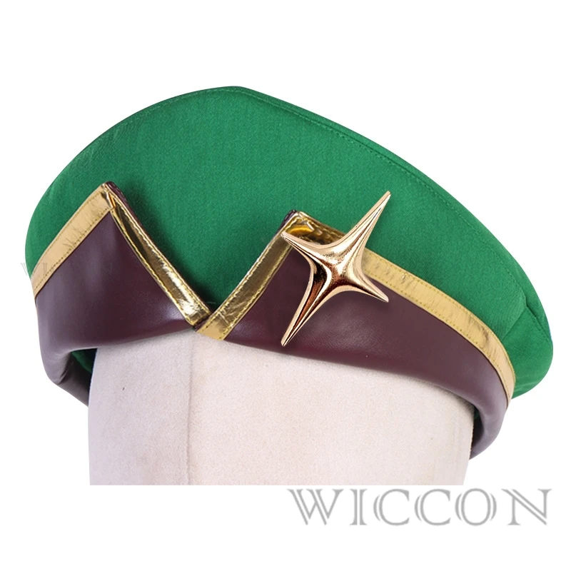 Gushing Over Magical Girls Araga Kiwi Cosplay Costume Wig Leopard Military Uniform Hat Leather Stockings Enormeeta New Anime Cos