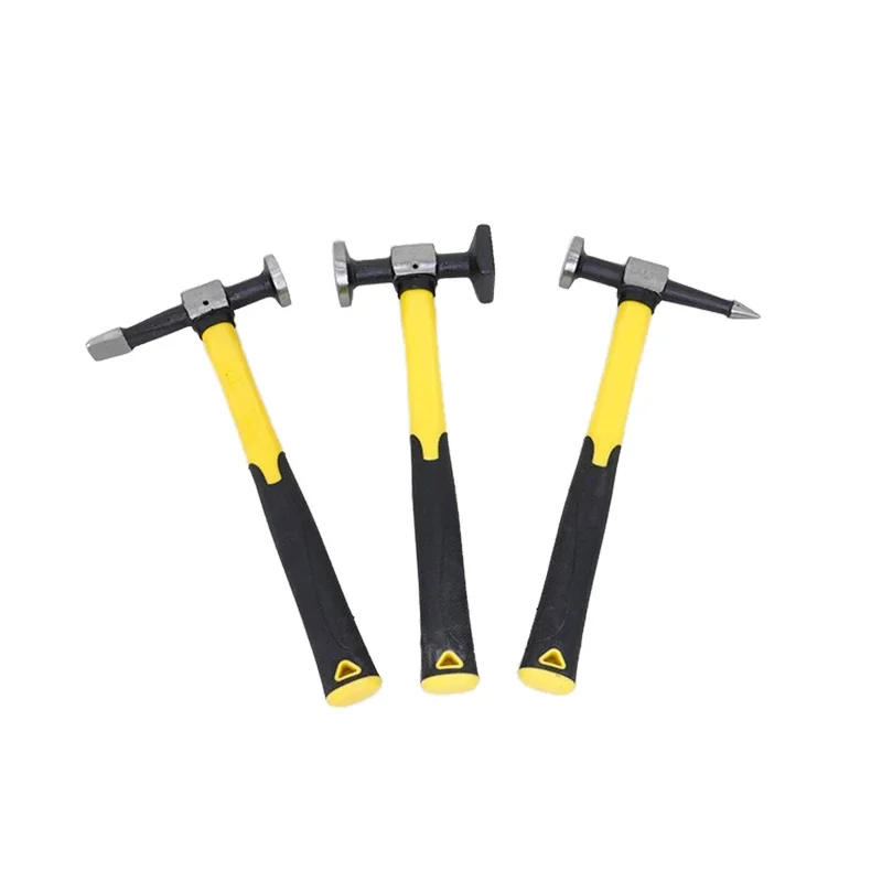 

Auto Body Repair Hammer Set Sheet Metal Dent Puller & Shaping Tools Car Depression Plastic Repair Kit Metalworking Tool Set